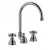 BATTERIA LAVABO  3 FORI S.A.11/4 CANNA ALTA SNODATA PAFFONI IRIS  CERAM.IRV 057 CROMO