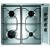 Piano Cottura Gas Square 60 cm INDESIT - PAA642IX/IWE