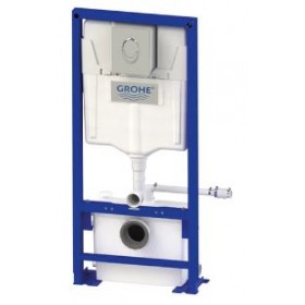 SANIWALL PRO UP PER SANITARI SOSPESI COMPRESO DI TELAIO E CASSETTA GROHE RIVESTIMENTO IN VETRO BIANCO