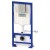 SANIWALL PRO UP PER SANITARI SOSPESI COMPRESO DI TELAIO E CASSETTA GROHE RIVESTIMENTO IN VETRO BIANCO
