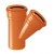 BRAGA PVC D.160 A 45° MF PER FOGNATURA CON ORING