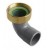 CODOLO CURVO C/CART.D.40X11/2 IN PVC