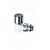 DETENTORE FAR SERIE LADYFAR DRITTO FERRO BIANCA  DA 1/2 CON CODOLO PREGUARNITO IN EPDM 0255 12P