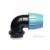 GOMITO FILETTATO F 90 X3 POLIETILENE A STRINGERE