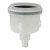 TAPPO CON SCARICO CENTRALE IN PPS PER CONDENSA D.160