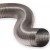 TUBO FLESSIBILE INOX DOPPIA PARETE .100 INTERNO LISCIO AL MT