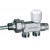 VALVOLA TERMOSTATIZZABILE FAR MONOTUBO CON SONDA D.12 LADYFAR CROMO LUCIDO PER RAME/MULTISTRATO DA 3/4