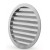 GRIGLIE CIRCOLARE EAG-AL D.100 IN ALLUMINIO 9016 CON RETE