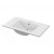 LAVABO INTEGRALE PER KORA CM.80 X 46  VASCA SQUADRATA  CERAMICA BIANCO