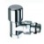 VALVOLA TERMOSTATIZZABILE FAR SERIE TOP ANGOLO FERRO CROMO DA 3/8 CON CODOLO PREGUARNITO IN EPDM