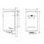SCALDABAGNO 100 LT VERTICALE 2 ANNI  FLANG. ISEA
