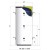 SERBATOIO VETRIFICATO PER  ACQUA REFRIGERATA 1000 LT ELBI AR 1000