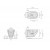 BIDET EDEN SOSPESO  53 X 36 GALASSIA