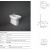 BIDET RAK ORIGIN FILO PARETE BIANCO