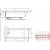 VASCA  CONNECT 170 X 70 METACRILATO BIANC0