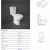 VASO KARLA RAK SCARICO PARETE  MONOBLOCCO BIANCO