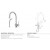 MISCELATORE LAVELLO STICK  DOCCIETTA ESTRAIBILE PAFFONI CROMO SK185