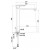 MISCELATORE LAVABO PROLUNGATO H.308   EFFE LEVA APERTA CON SCARICO AUTOMATICO DA  1"1/4  PAFFONI CROMO EF085CR