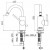 MISCELATORE BIDET' CON CANNA ORIENTABILE SENZA SCARICO  LIGHT PAFFONI CROMO LIG138CR