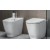 SET VASO+BIDET GEBERIT SMYLE SC.PAV / PARETE FILO MURO COMPRENSIVO DI COPRIVATER CHIUSURA RALLENTATA
