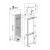 FRIGO COMBINATO Altezza 177 CM , Statico con Less Frost nel congelatore, Capacità Totale Netta 273 L (194 L Frigo + 79 L Freezer
