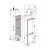FRIGO INCASSO INDESIT B 18 A1 D/I  A+ LOW FROST LUCE LED PORTE REVERSIBILI H X L X P 177 X 54 X 54,5