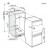 FRIGORIFERO INCASSO MIELE NO FROST DOPPIA PORTA KFN 37232 ID CLASSE A++  DIMENSIONI 172 X LAR. 56 X PR. 55  CM