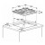 PIANO COTTURA BEKO 60CM INOX4GAV