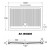 PIATTO DOCCIA 70X100 AZZURRA FERDY H.6