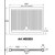 PIATTO DOCCIA 72X90 H 6 FLAT GALASSIA