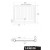 PIATTO DOCCIA 72X90 CERAMICA PILETTA CENTRALE