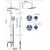SET DOCCIA SHUTTLE CROMO METAFORM