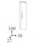 COLONNA OSCAR 1 ANTA REVERSIBILE
