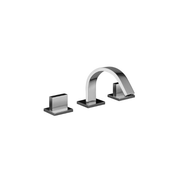 BATTERIA BIDET LEVEL CROMO 3 FORI CON BOCCA FISSA LEP119CR PAFFONI