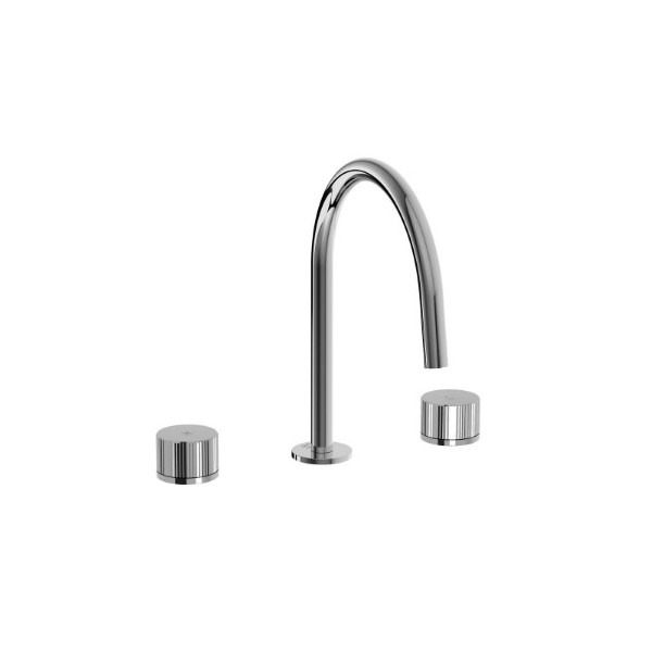 BATTERIA LAVABO JO CROMO 3 FORI CON BOCCA FISSA JO052CR PAFFONI