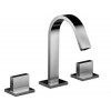 BATTERIA LAVABO LEVEL CROMO 3 FORI CON BOCCA FISSA LEP052CR PAFFONI