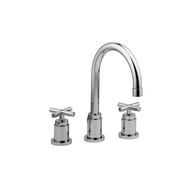 BATTERIA LAVABO LEVEL CROMO 3 FORI CON BOCCA ORIENTABILE QTV055CR PAFFONI