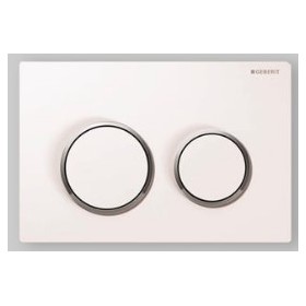 PLACCA OMEGA 20 BIANCO/CROMO 115.085.KJ.1 GEBERIT