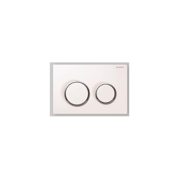 PLACCA OMEGA 20 BIANCO/CROMO 115.085.KJ.1 GEBERIT