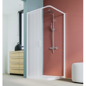 BOX COLIBRI\' PLUS SIRIO  APERTURA LATERALE 80 - 100  BIANCO PLEX