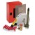 CASSETTA INTERNA/ESTERNA VERNICIATA COMPLETA DN.45 CUBASLIM CON IDRANTE 30 MT