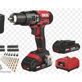TRAPANO AVVITATORE CON PERCUSSIONE BATTERIA LITIO 20 V  MANDRINO AUTOSERRANTE 13 MMSKIL 3018/ HA