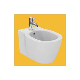 Bidet SOSPESO CONNECT per rubinetteria monoforo,con fissaggi nascosti IDEAL STANDARD