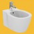 Bidet SOSPESO CONNECT per rubinetteria monoforo,con fissaggi nascosti IDEAL STANDARD