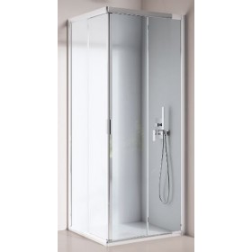 BOX  AMERICA QUATTRO  CM.67-71/97-101 ANG 4ANT BIANCO OPACO CRISTALLO STAMPATO