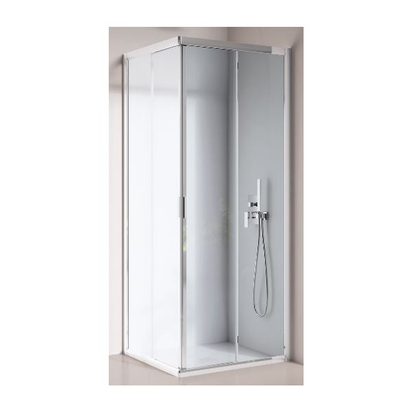 BOX  AMERICA QUATTRO CM.67-71/87-91 ANG 4ANT BIANCO  CRISTALLO STAMPATO