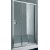 BOX AMERICA QUATTRO  PORTA SCORREVOLE A TRE  ANTE SAMO 95/103  B64110ULUTR CRISTALLO TRAPARENTE MM.4 H 190