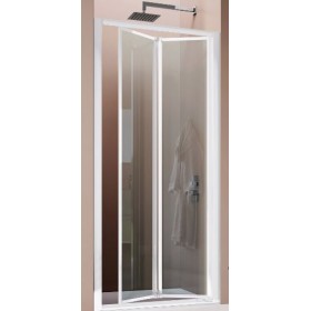 BOX AMERICA QUATTRO  PORTA  SOF.96/104 CROMO CRISTALLO TRASPARENTE  SAMO