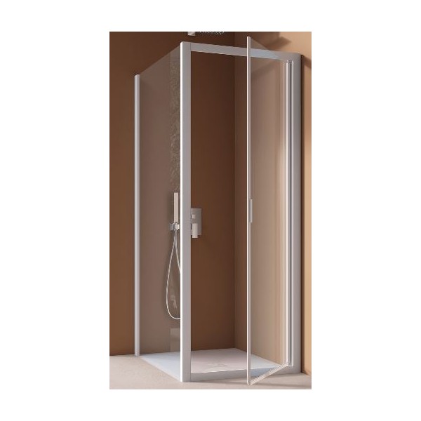 BOX AMERICA QUATTRO  PORTA AD UN\'ANTA A BATTENTE 86/94 CROMO CRISTALLO STAMPATO SAMO MM.3