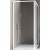 BOX AMERICA QUATTRO PARETE FISSA 77/81 BIANCO OPACO SAMO  CRISTALLO TRASPARENTE